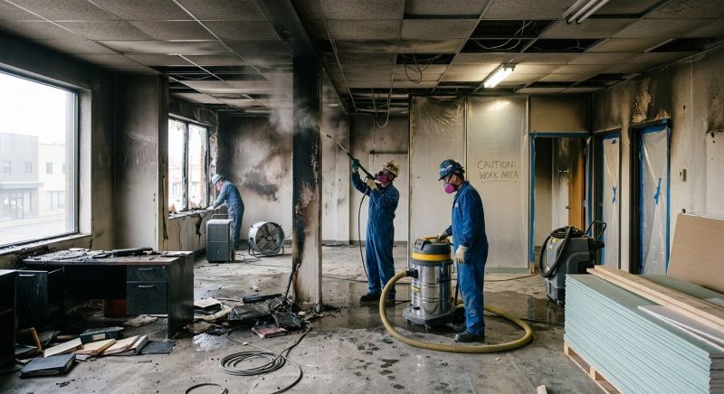 Commercial Fire Restoration in Marin County, CA
