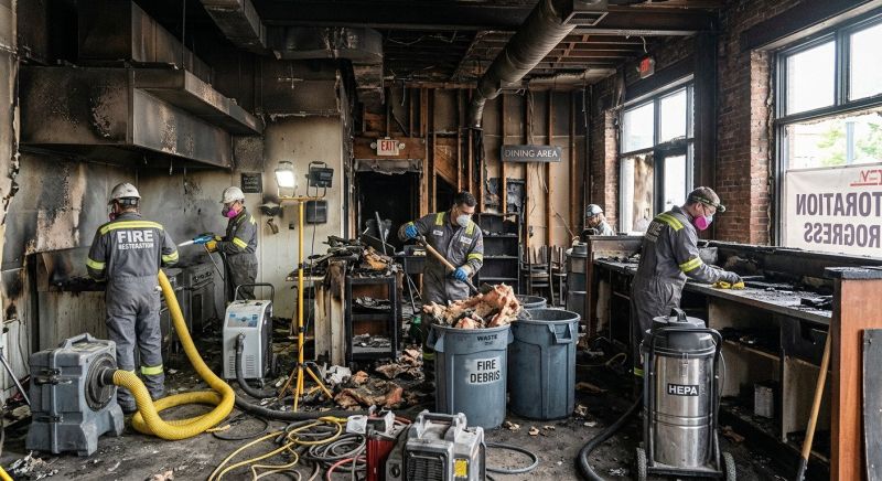 Commercial Fire Restoration in Fort Mill, SC