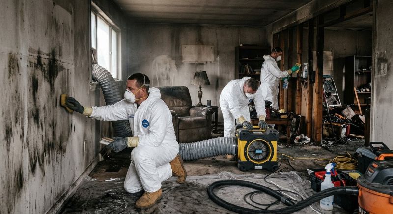 Fire Damage Cleanup in Sonoma County, CA