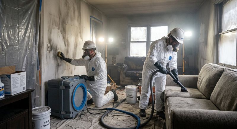 Soot Damage Cleanup in Santa Rosa, CA