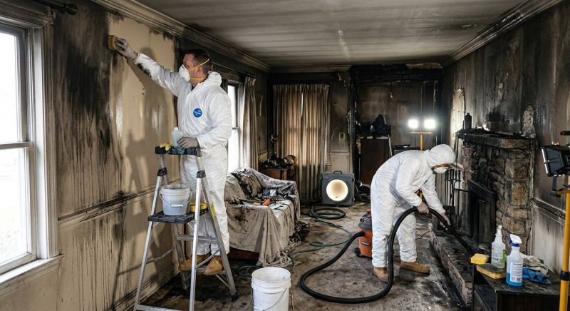 Soot Damage Cleanup in Santa Rosa, CA